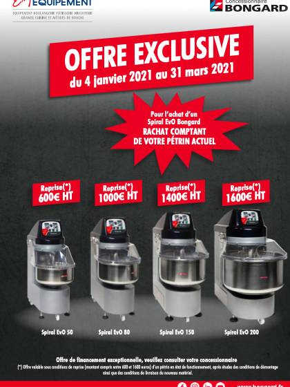 Offre pétrin Spiral